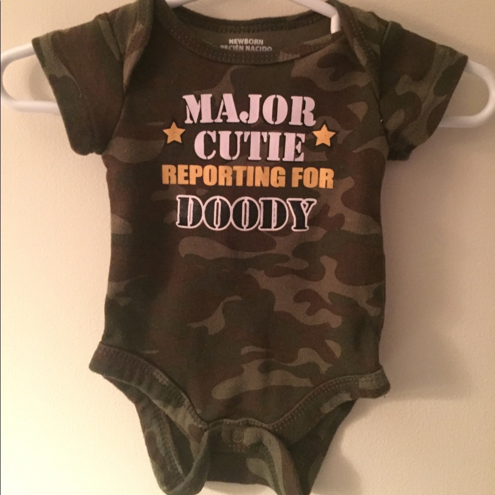 Newborn Major cutie reporting for duty